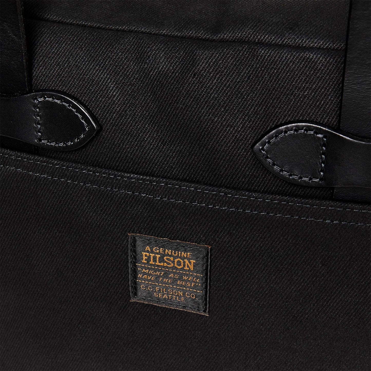 RUGGED TWILL SMALL ZIPPER TOTE BAG