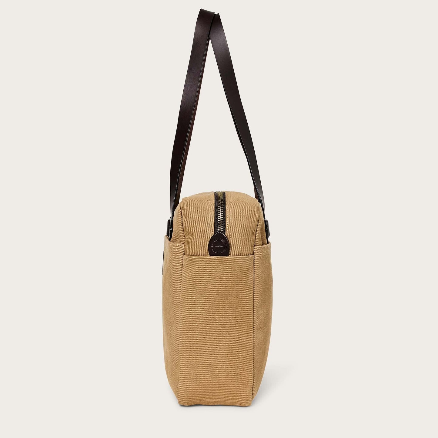 RUGGED TWILL SMALL ZIPPER TOTE BAG