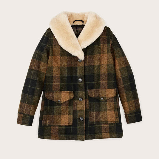 WOMEN'S WOOL TRAPPER COAT